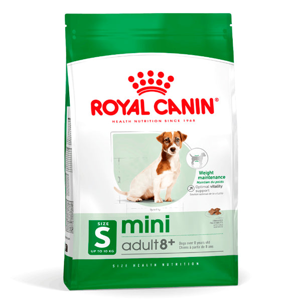 Royal Canin Mini Adult 8+: Nutrição especializada para pequenas raças ao longo de 8 anos