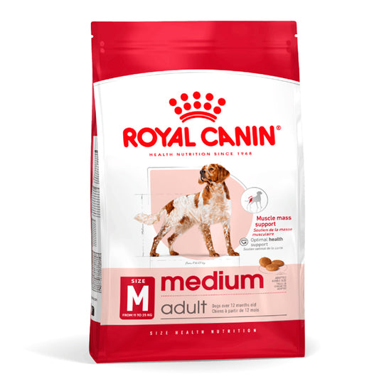 Real Canin Médio Adulto: Nutrição Especializada para Cães Médio em estágio adulto