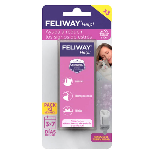 Ajuda FELIWAY! - Ajude seu gato a enfrentar situações de estresse ocasionais (substituição)