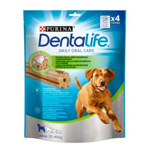 Dentalife Large Purina: lanches dentários para cuidar oral do seu animal de estimação