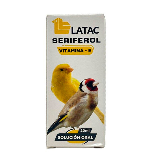 Latac Seriferol Vitamina E 150 ml - Vitamina Estimulante para a Reprodução e Vitalidade das Aves