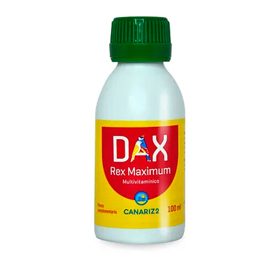 Dax Rex Maximun Multivitamínico 100 ml: Ideal para o cuidado diário das aves