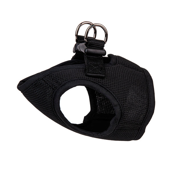 Arnês para colete para cachorro preto Vadigran 33 cm Xs