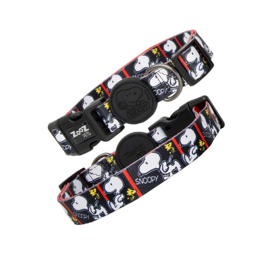 Collar F Snoopy Negro L - Tujilguero